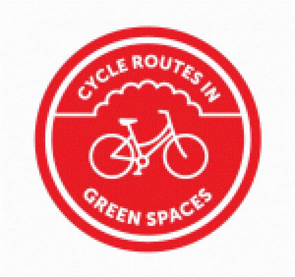 cycle routes in green spaces